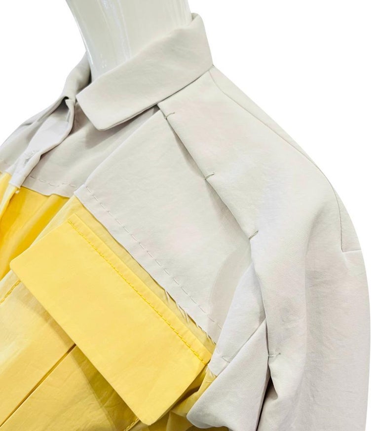 Carven Gathered Shirt Dress For Sale at 1stDibs