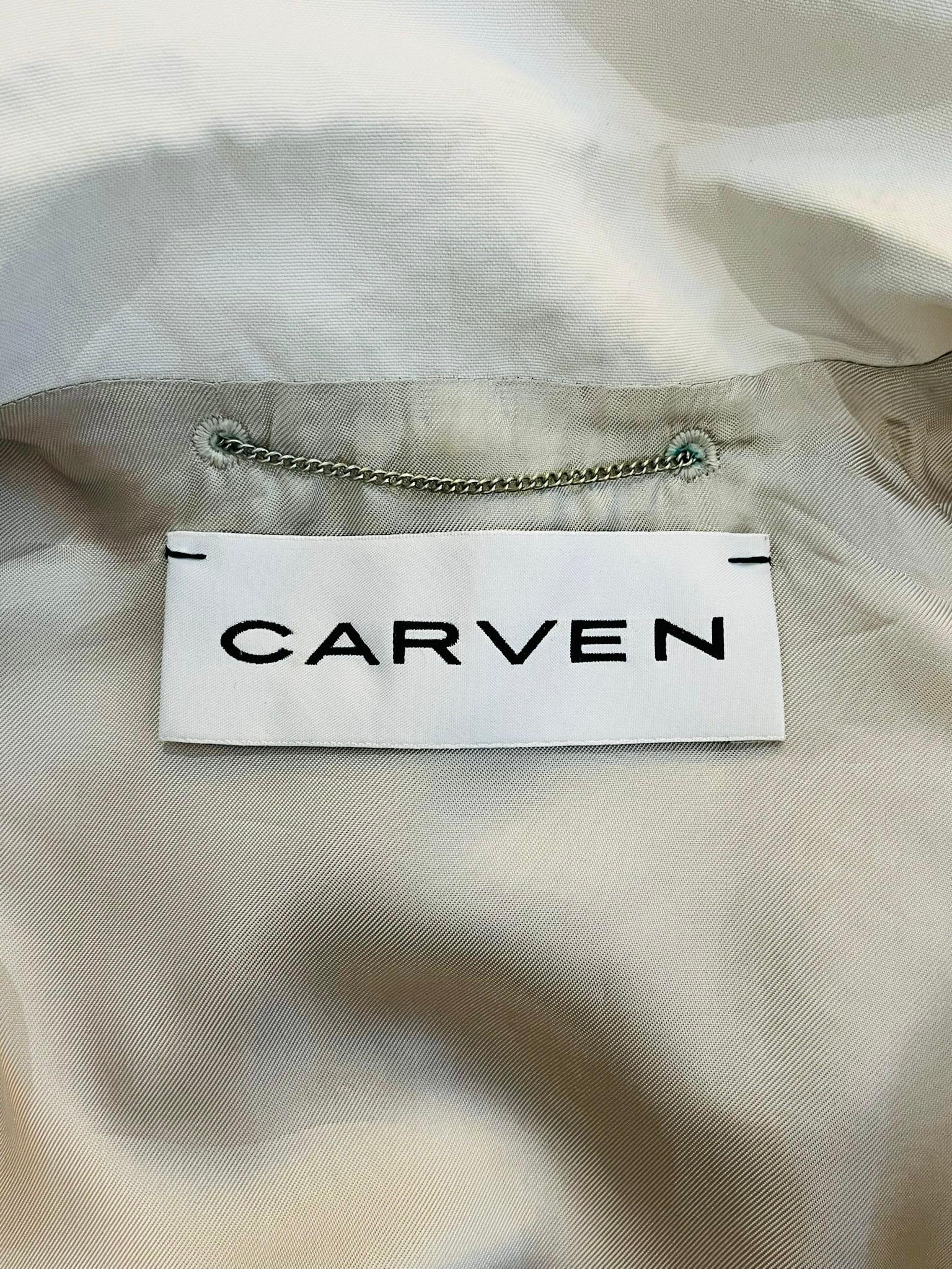 Carven Gathered Shirt Dress For Sale 4