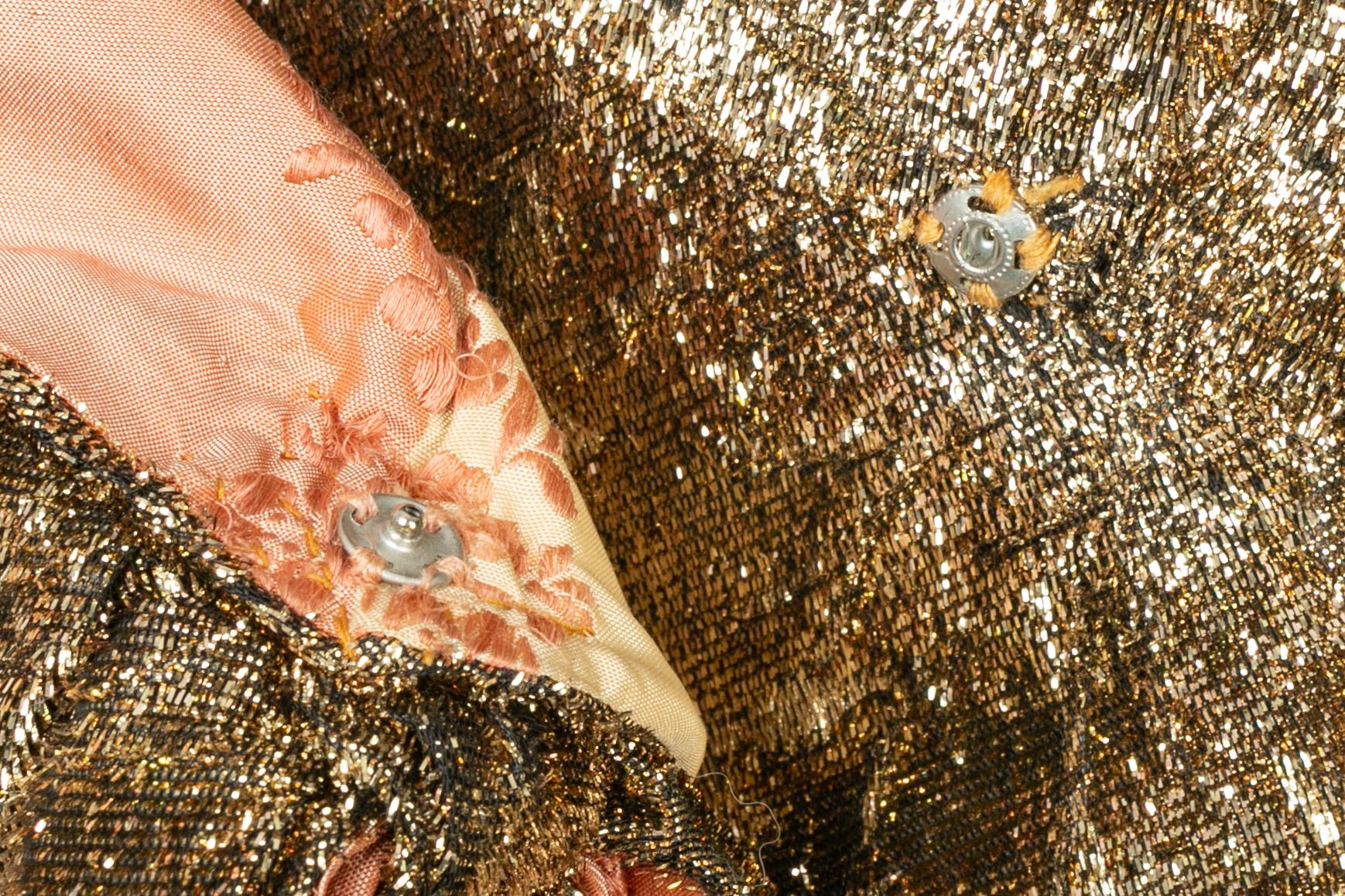 Carven golden jacket Haute Couture fall 2004-2005 im Angebot 7