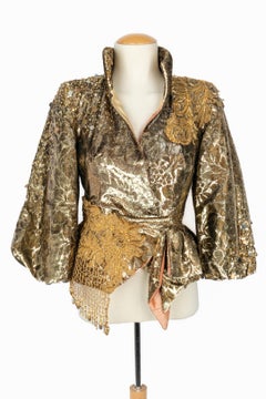 Carven golden jacket Haute Couture fall 2004-2005