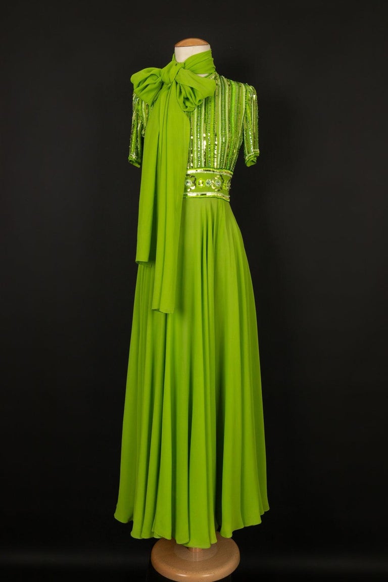 carven green dress Carven Resort 2014