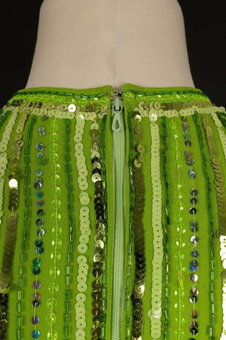 carven green dress Valina | Green Ruched Asymmetric Maxi Dress With Drape main image 1