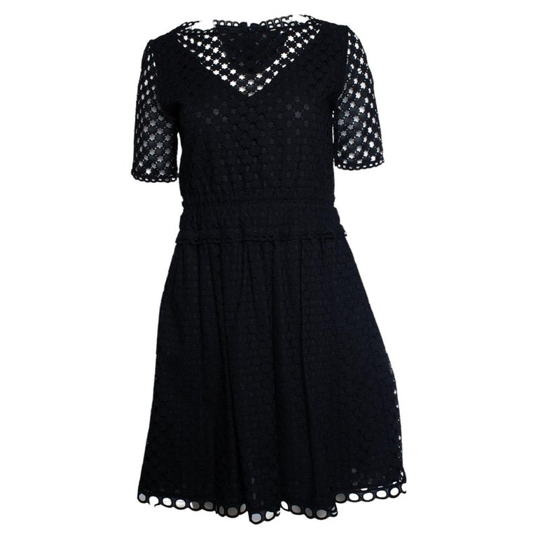 carven mini dress Carven Long Sleeve Mini Dress Paneled Snake Print Crepe Size 36  Celebrity  Owned