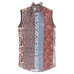 Carven Multi-Print Silk Shirt