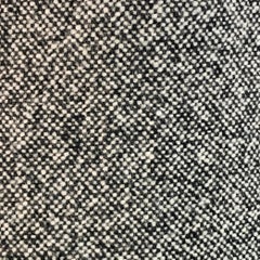 CARVEN Size 42 Grey Black Tweed Wool Blend Single Breasted Flap Pockets Coat