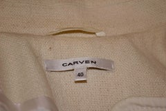 Carven White Cotton Jacket