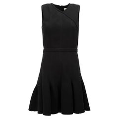 Carven Damen Schwarzes Wickeloberteil Ausgestelltes Kleid