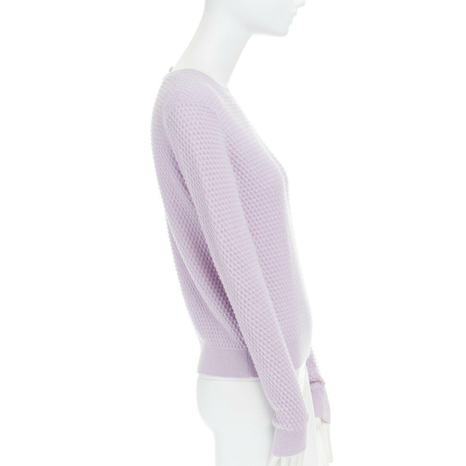 lilac knit top