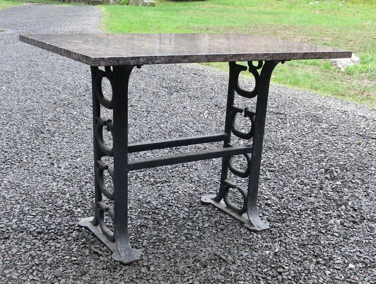 Carver Cotton Gin Company Industrial Base Table Massachusetts For Sale