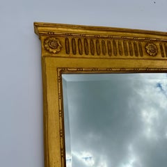 Carver's Guild Miroir mural en bois doré Newport Trumeau