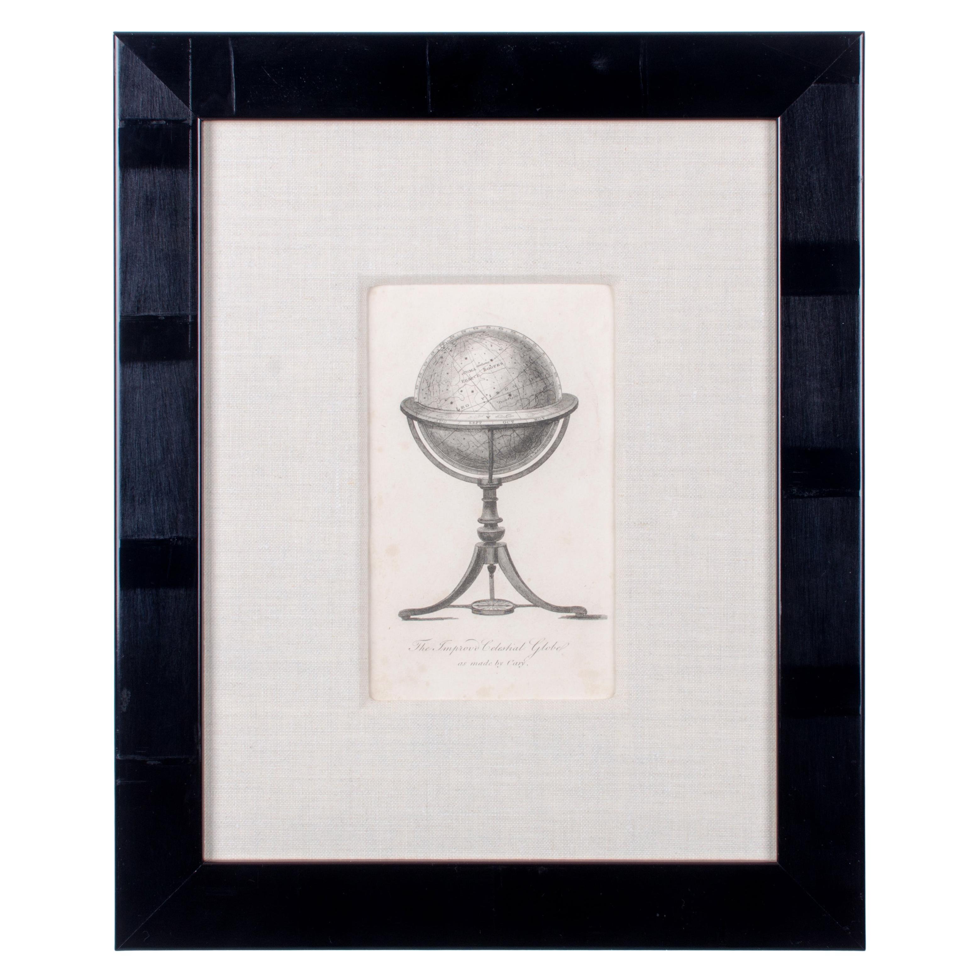 Cary Celestial Globe Antique Print