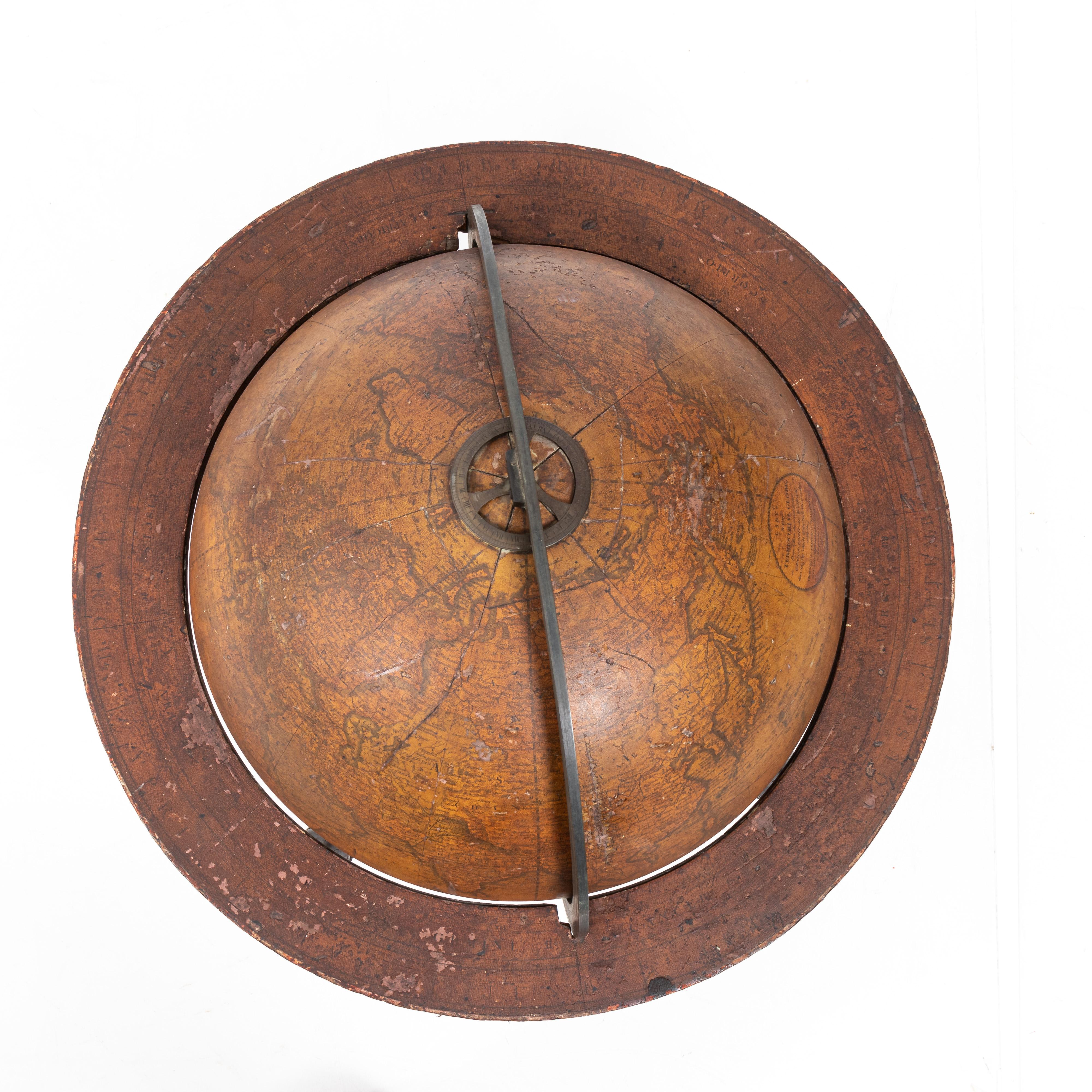 Cary Globe, London, circa 1830. The globe is 15