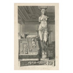 Karyatide und dekoratives Relief aus dem Salle de l
Institut - Baltard, um 1800