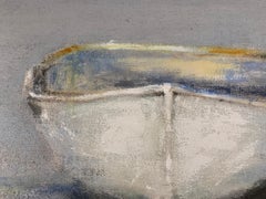 I'm Surrounded by You by Carylon Killebrew, Large Vertical Boat Painting