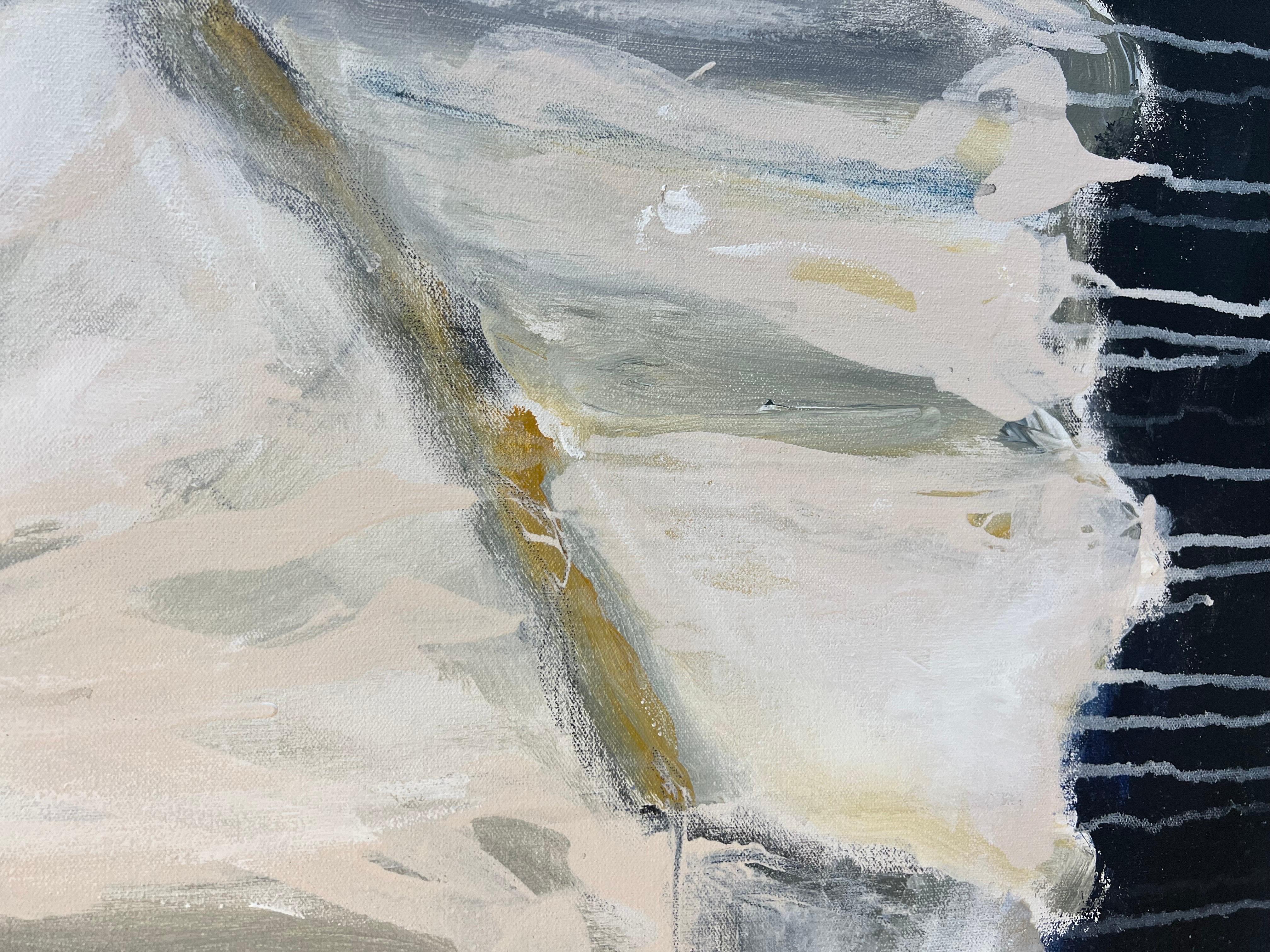 Slowly Drifting Carylon Killebrew Large Contemporary Dress Oil on Canvas 4