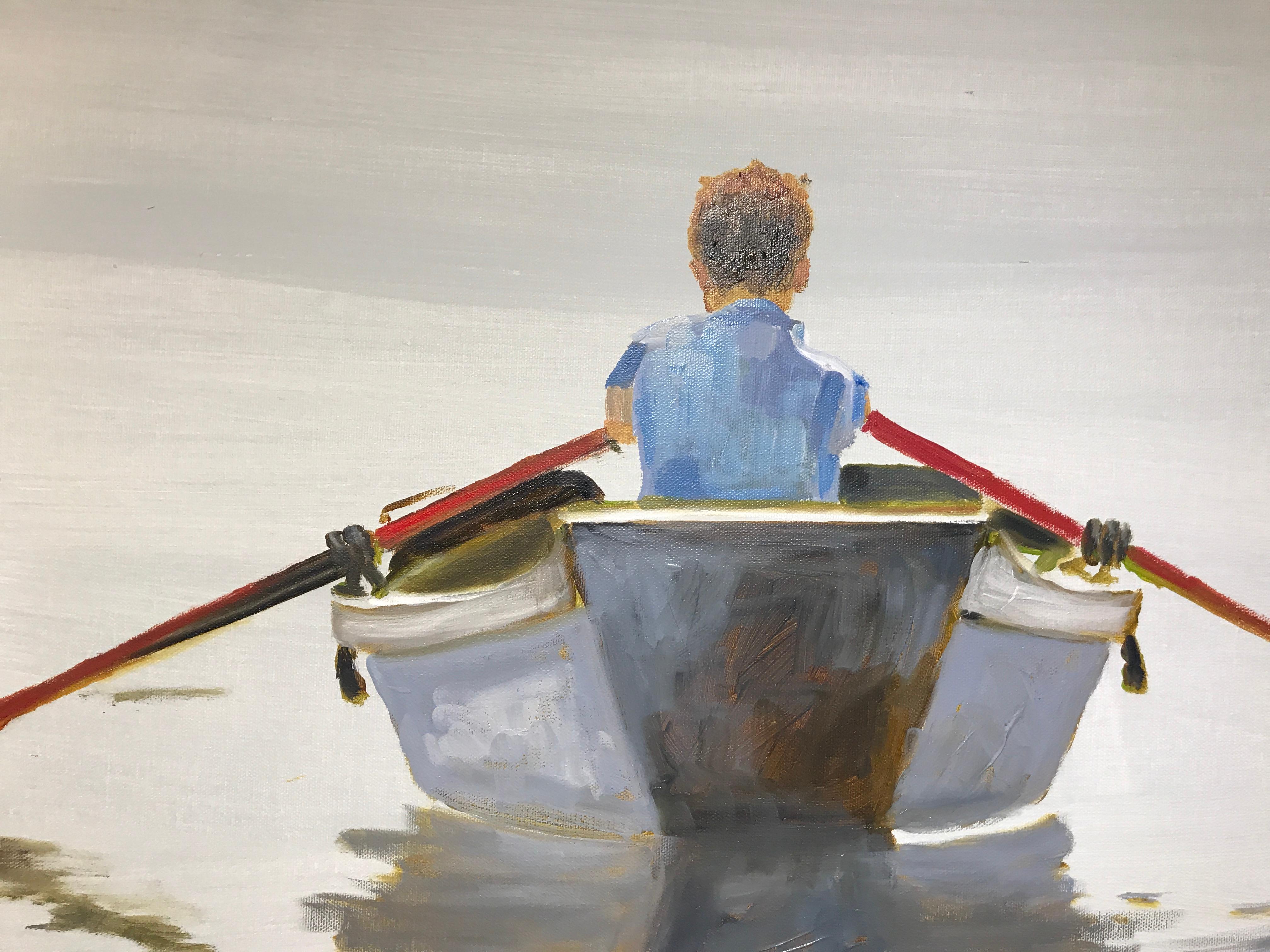You Call Me Out by Carylon Killebrew 2018 Horizontal Boat on Water Painting 2