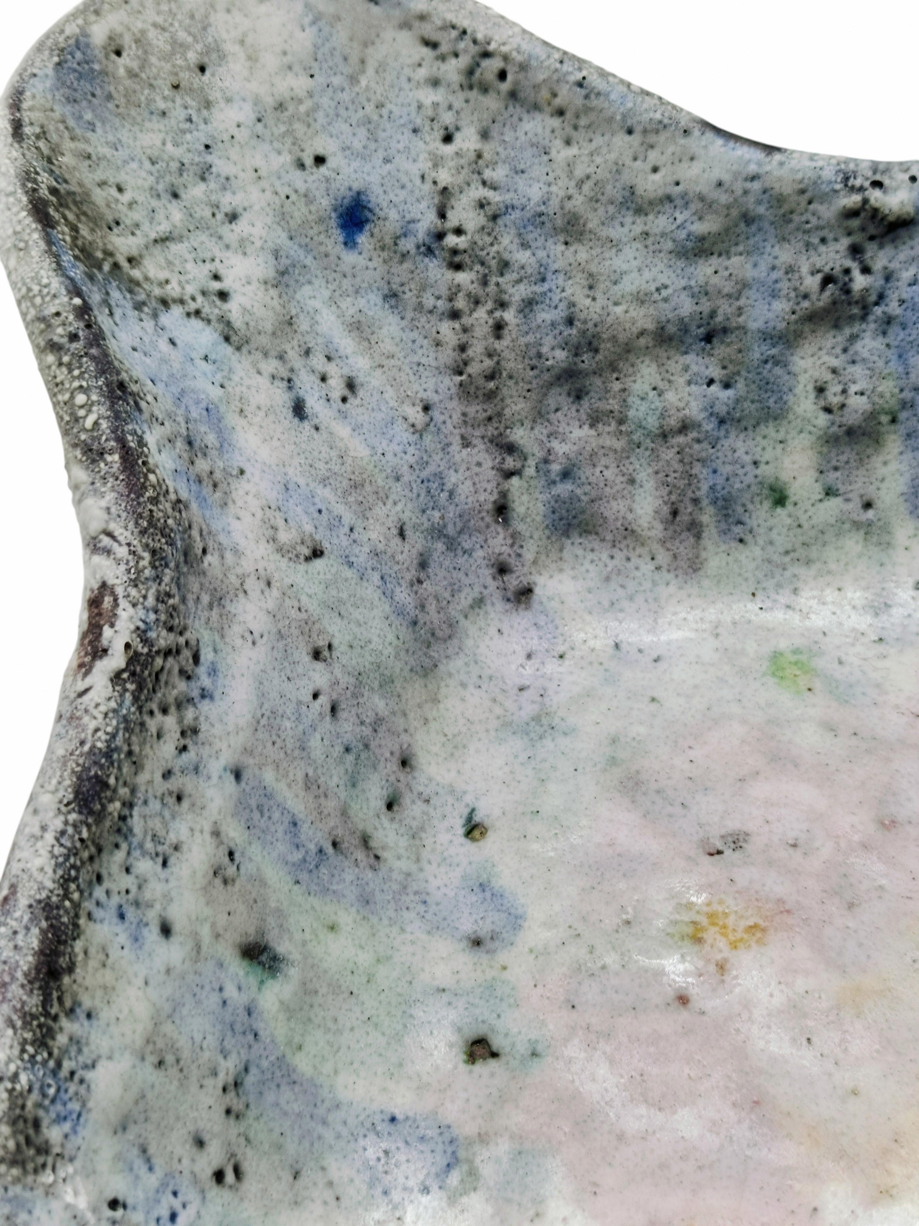 C.A.S. Vietri Centrotavola in Ceramica Smaltata, Italia 1950s In condizioni buone in vendita a Naples, IT