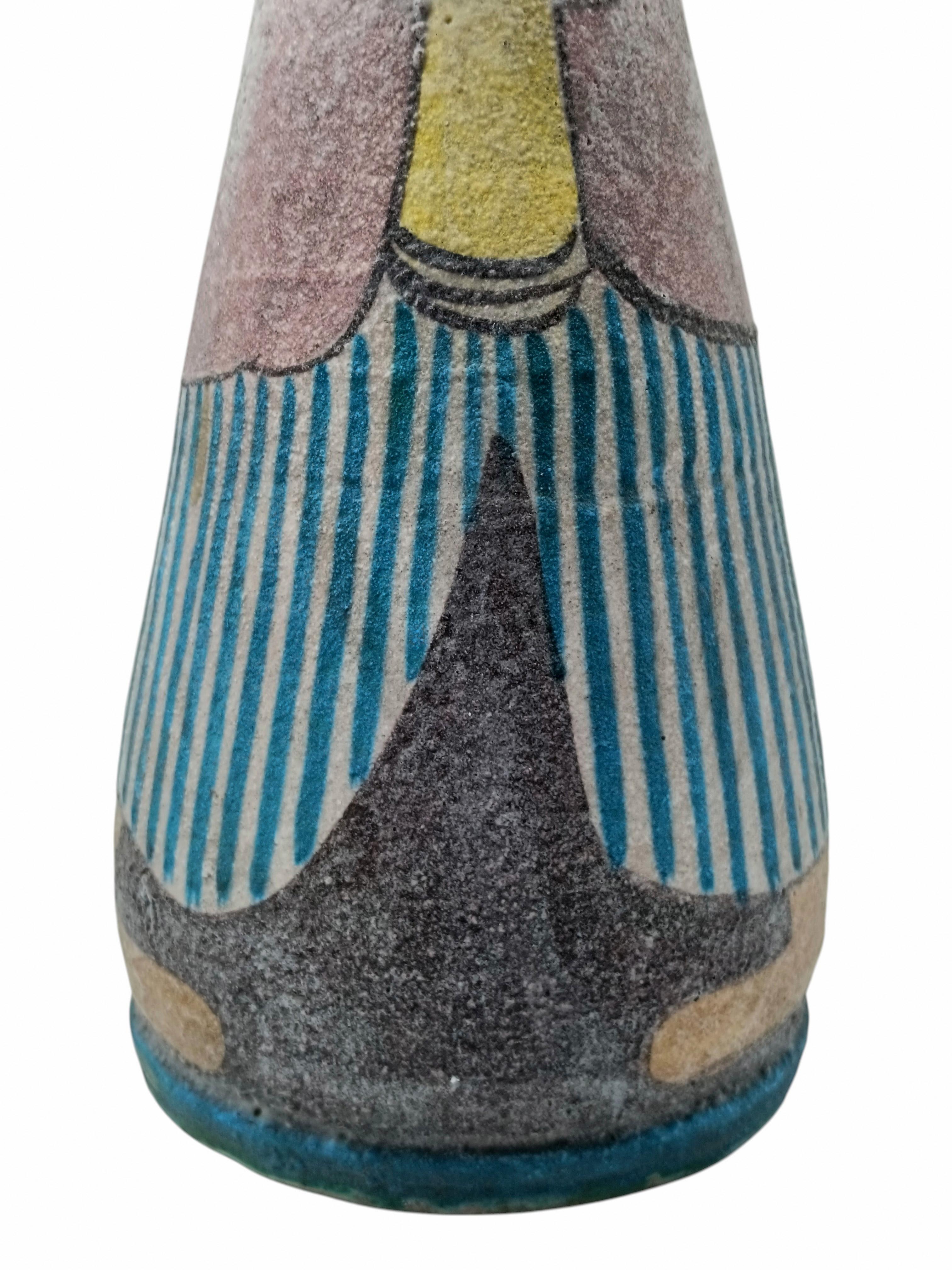 C.A.S. Vietri Vaso Figurativo in Ceramica con Anse, Italia 1960s in vendita 3
