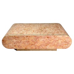 Casa Bique Fossil Tessellated Stone Coffee Table, 1970