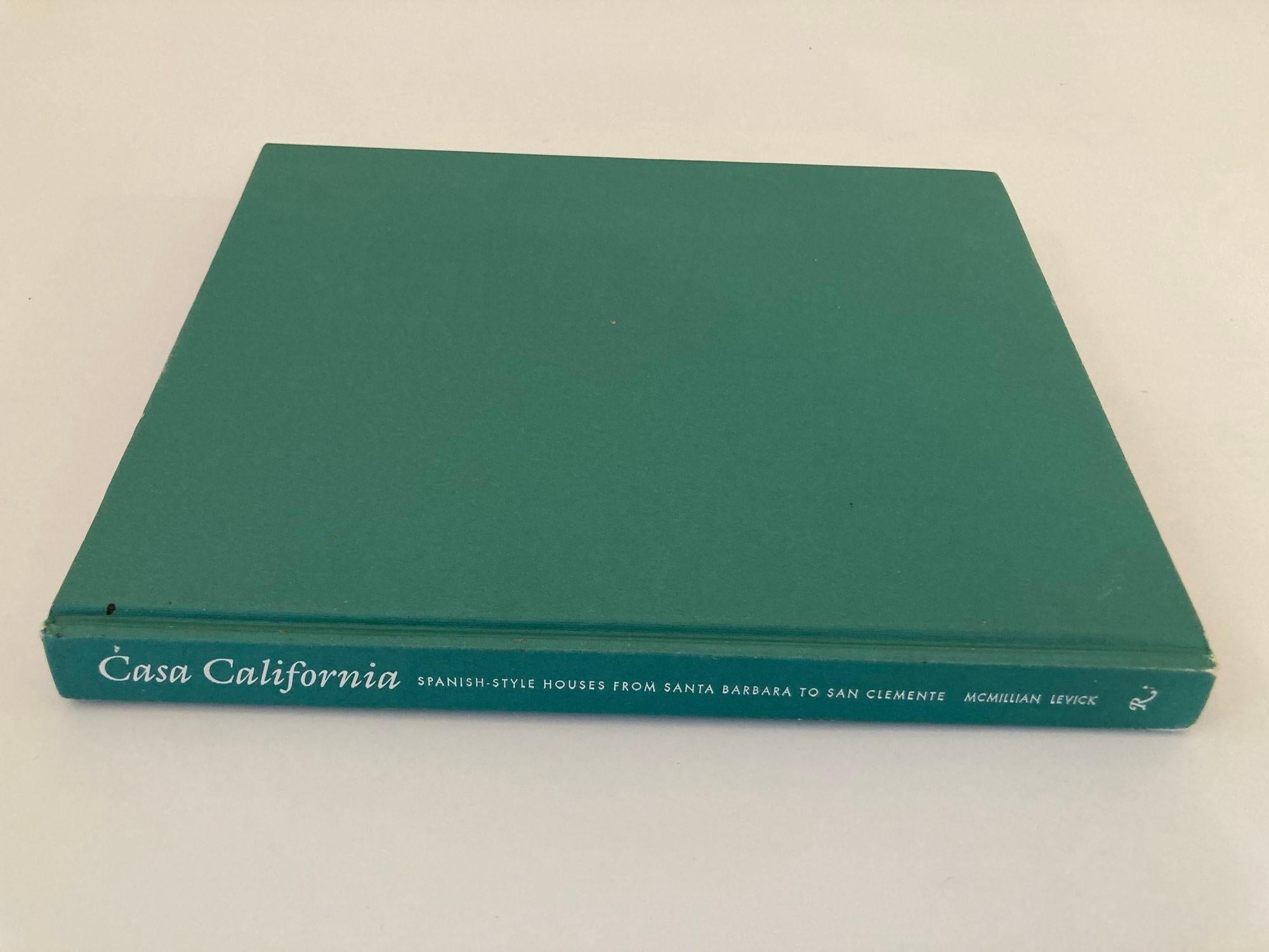 Casa California: Spanish-Style Houses Santa Barbara Hardcover Book 1st Ed.1996 For Sale 2