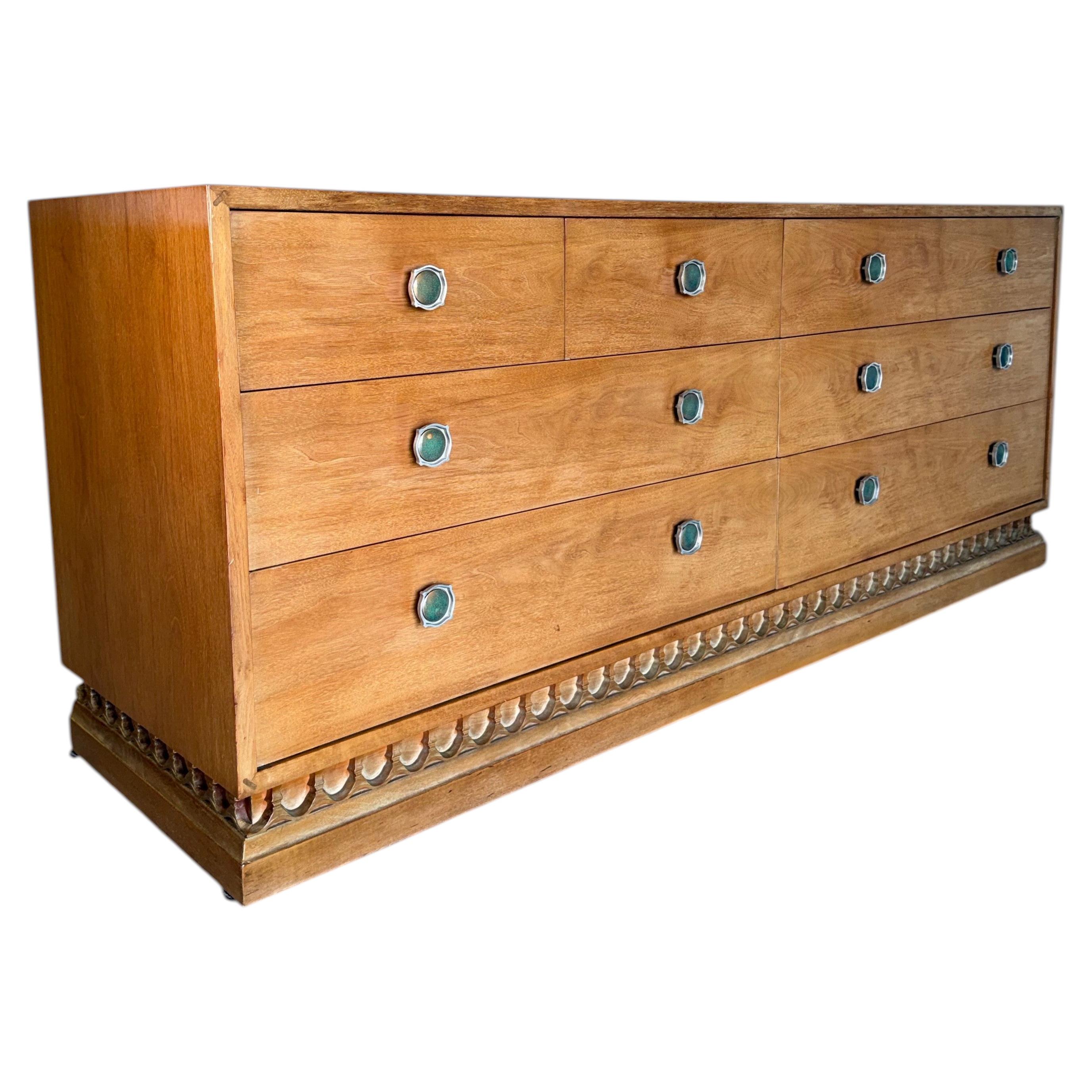 Casa Del Sol 8 Drawer Dresser by John Van Koert for Drexel c.1957 For Sale