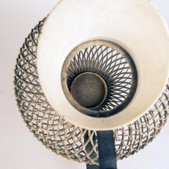 Brocca in ottone e ferro dipinto 'Casa e Giardino', 1938 circa