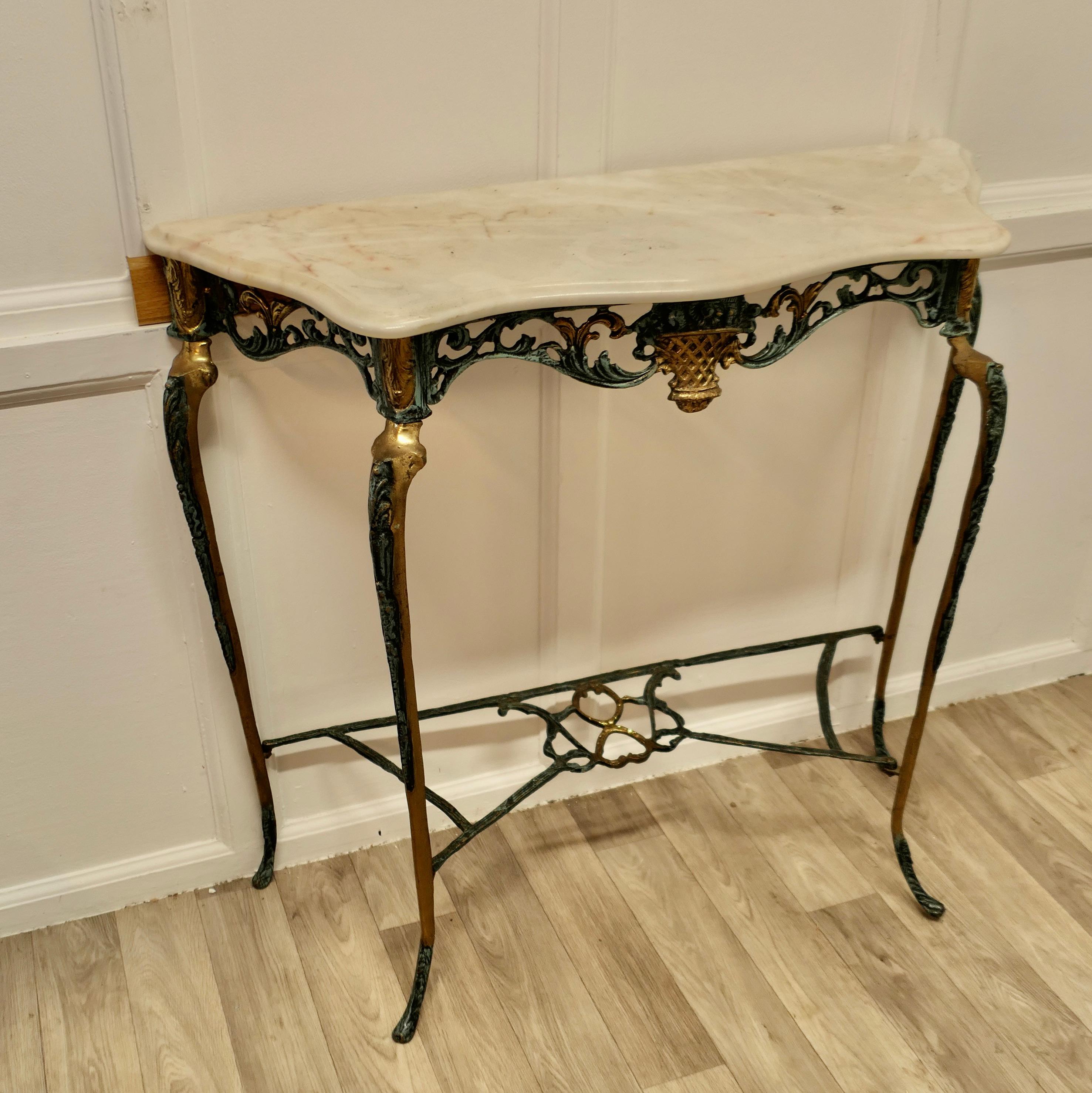 20th Century Casa Padrino Baroque Console Set, Hall Table with Mirror For Sale