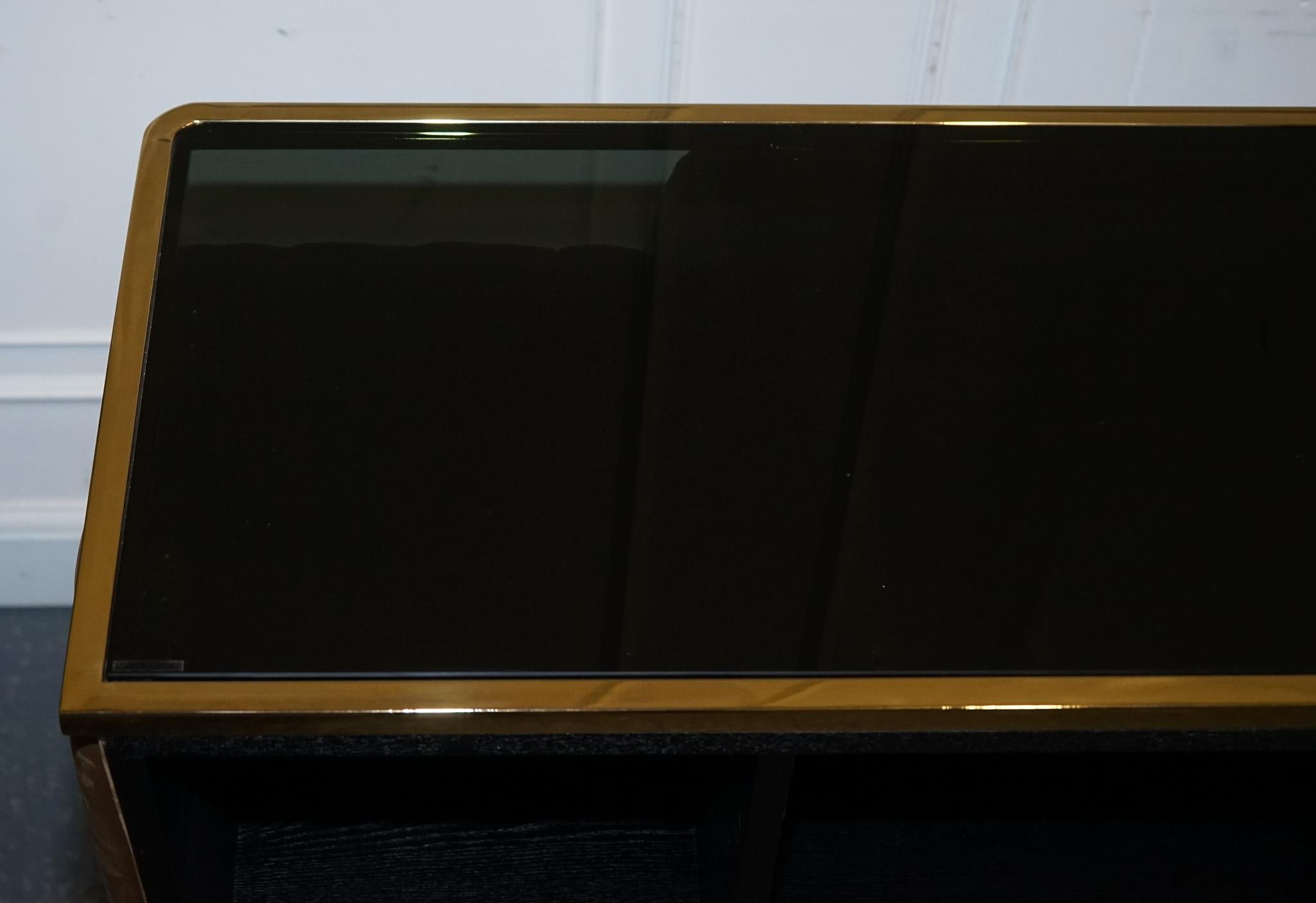 CASA PADRINO LUXURY VELVET MARRON Y ORO BAR CABiNET VIDRIO AHUMADO RRP 2500 7