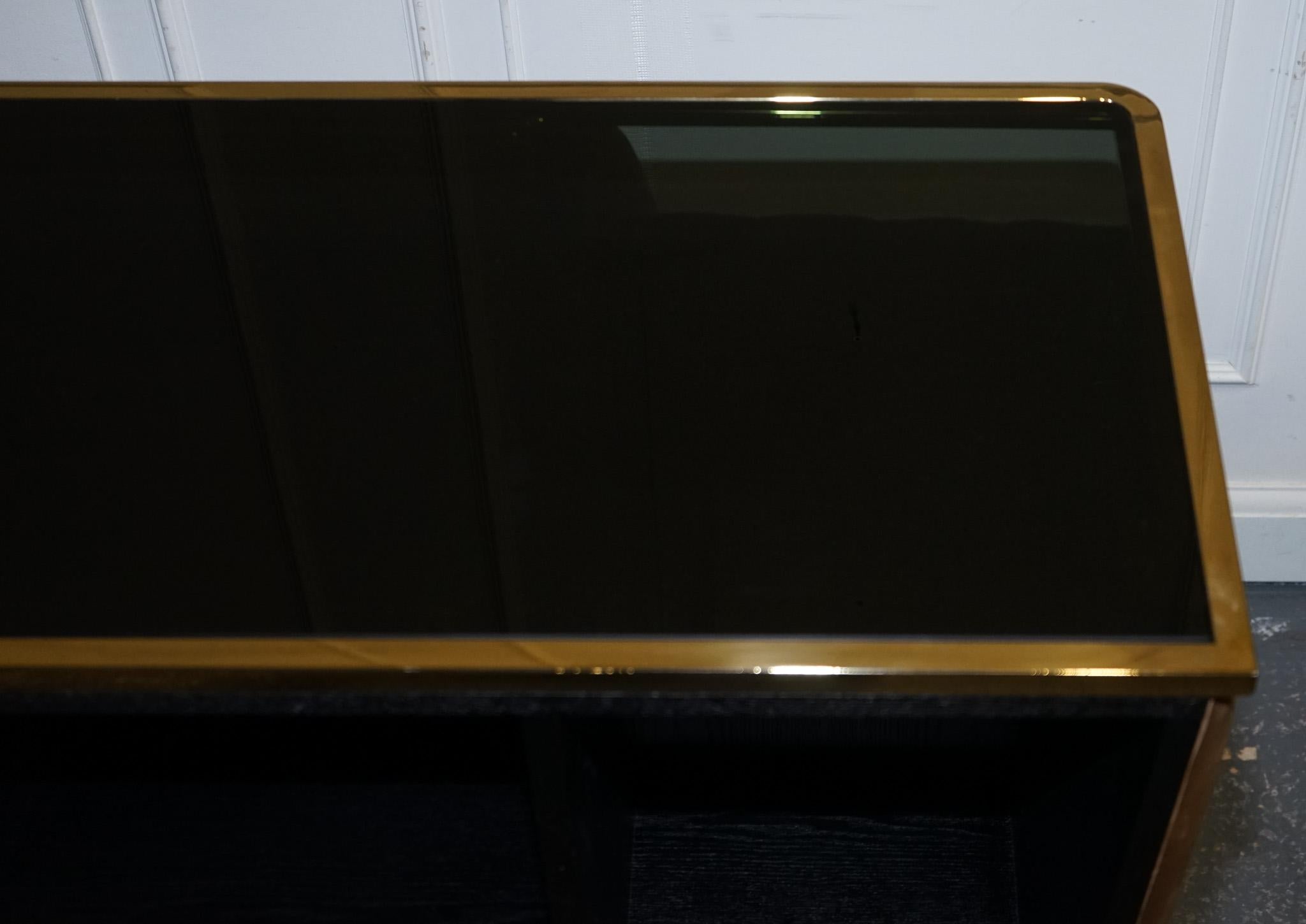 CASA PADRINO LUXURY VELVET MARRON Y ORO BAR CABiNET VIDRIO AHUMADO RRP 2500 11