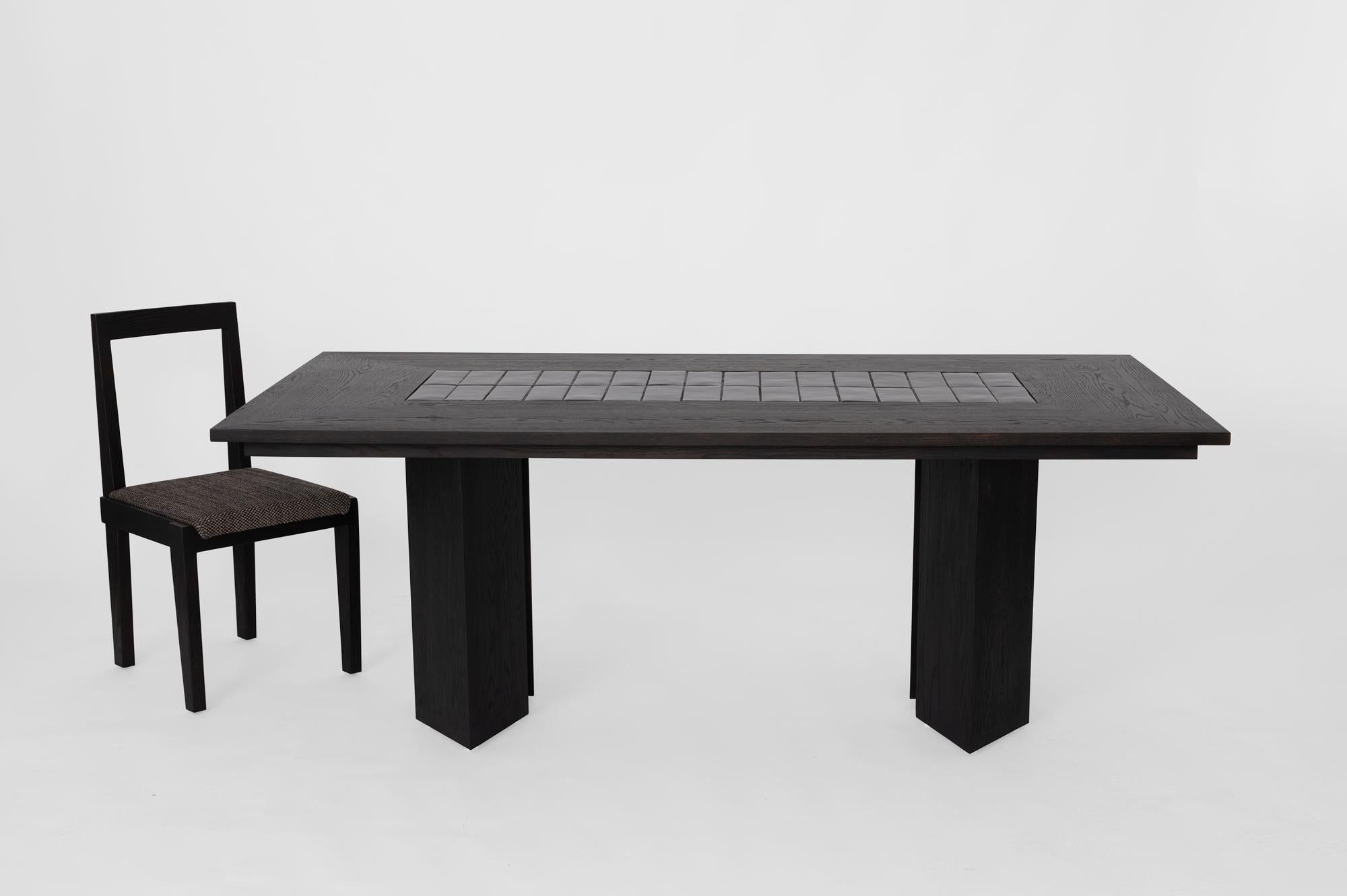 The CASA table is inspired by the distinct modernism and materials explored by Mexican architect Luis Barragan's work at the Pedregal Gardens, a dense lava field outside Mexico City which formed thousands of years ago.
The silhouette of the table