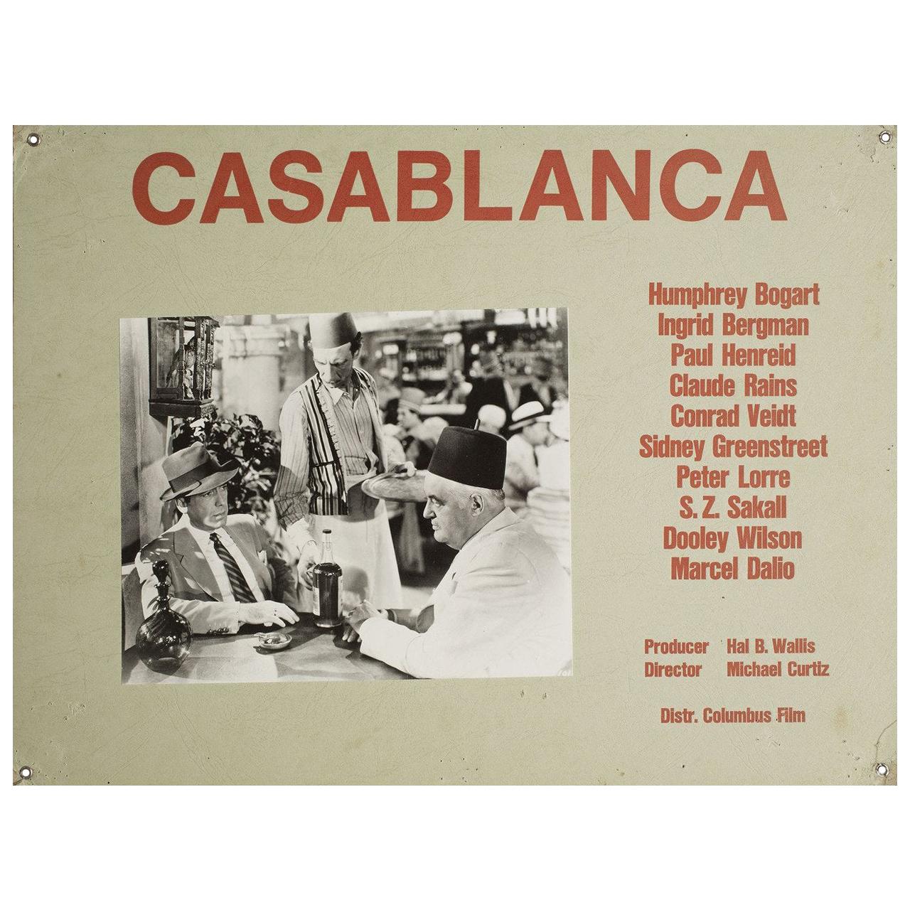 "Casablanca" 1960s Swiss Scene Card