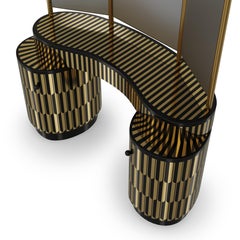 Casablanca Black Gold Dressing/Vanity Table by Matteo Cibic