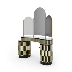 Casablanca Black White Dressing/Vanity Table by Matteo Cibic