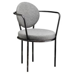 Casablanca Chair, Raw Frame with Stone Fabric
