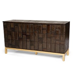 Casablanca Dresser in Chocolate and Gold Leaf by Badgley Mischka Home