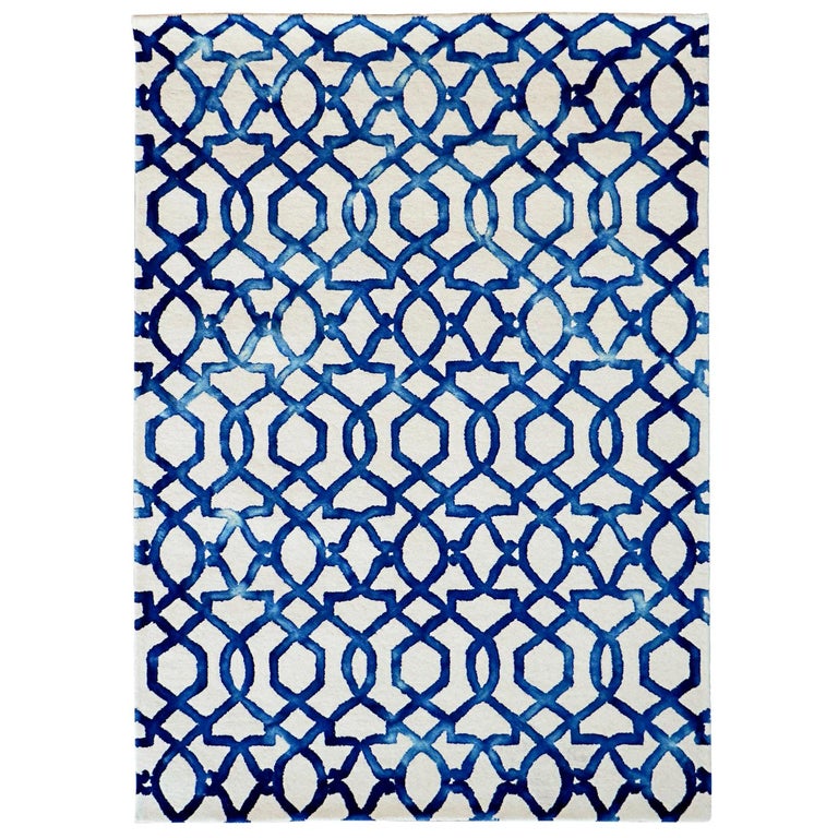 Casablanca Hand Woven Modern Rug New Zealand Wool by Deanna Comellini