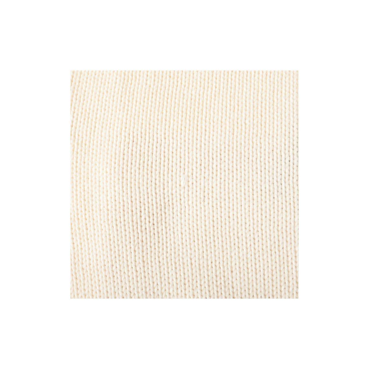 Casablanca Logo Cotton Knit Sweater Ivory x Yellow For Sale 5