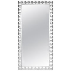 Casablanca Mirror in Silver Leaf by Innova Luxuxy Group