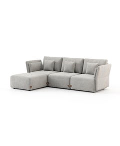 Casablanca Modular Sofa in Fabric, Portuguese Contemporary Upholstered