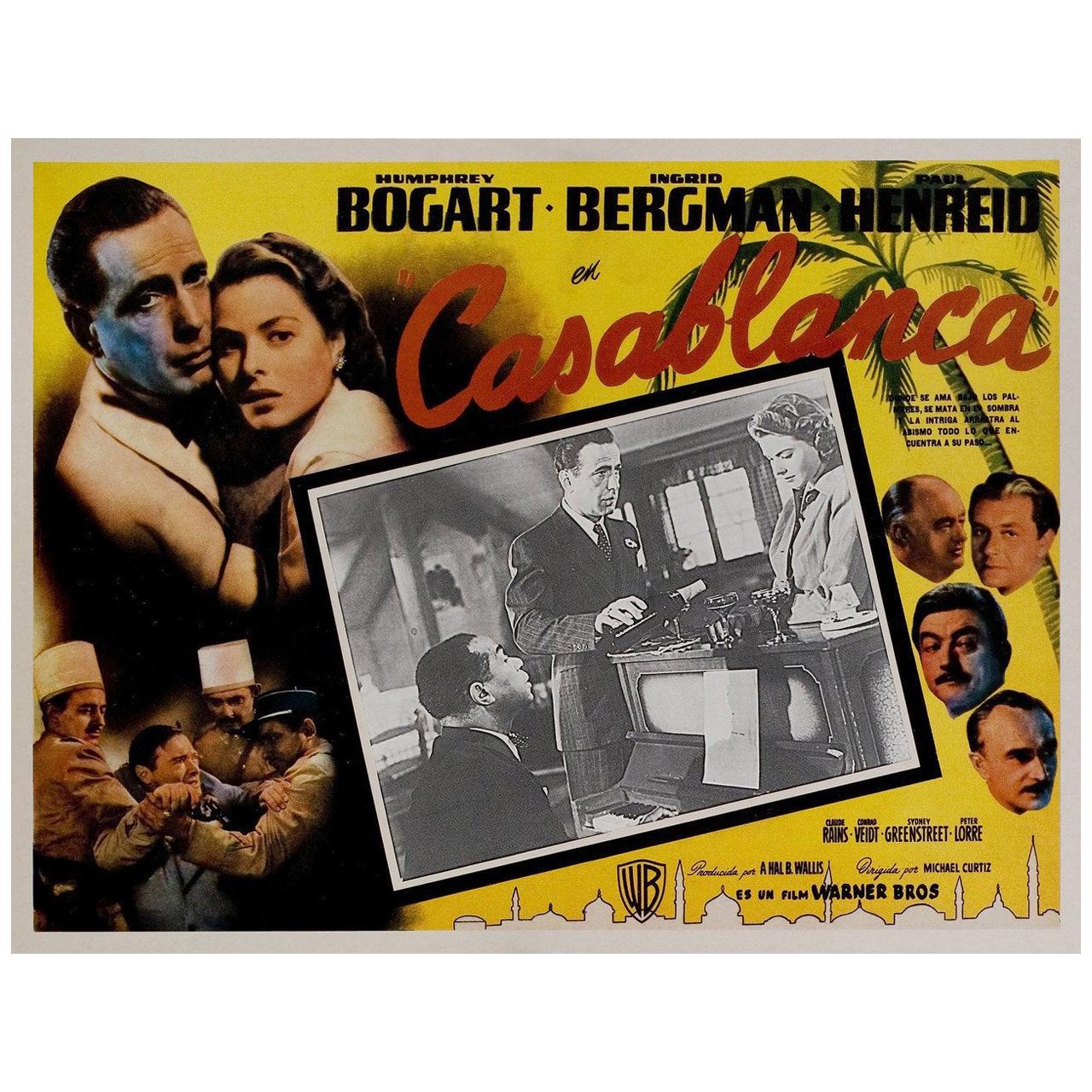 "Casablanca" R1990s Mexican Scene Card