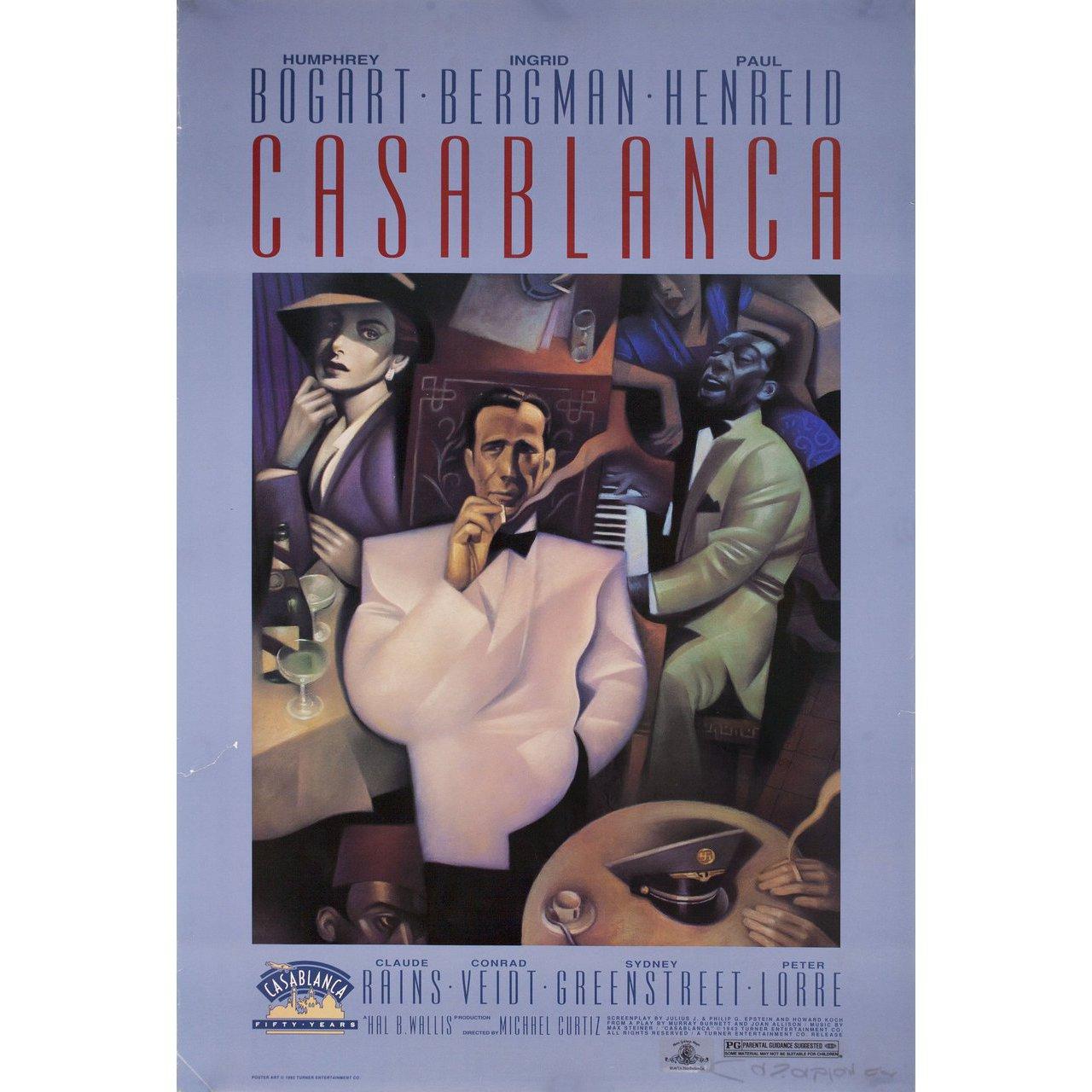American Casablanca R1992 U.S. One Sheet Film Poster