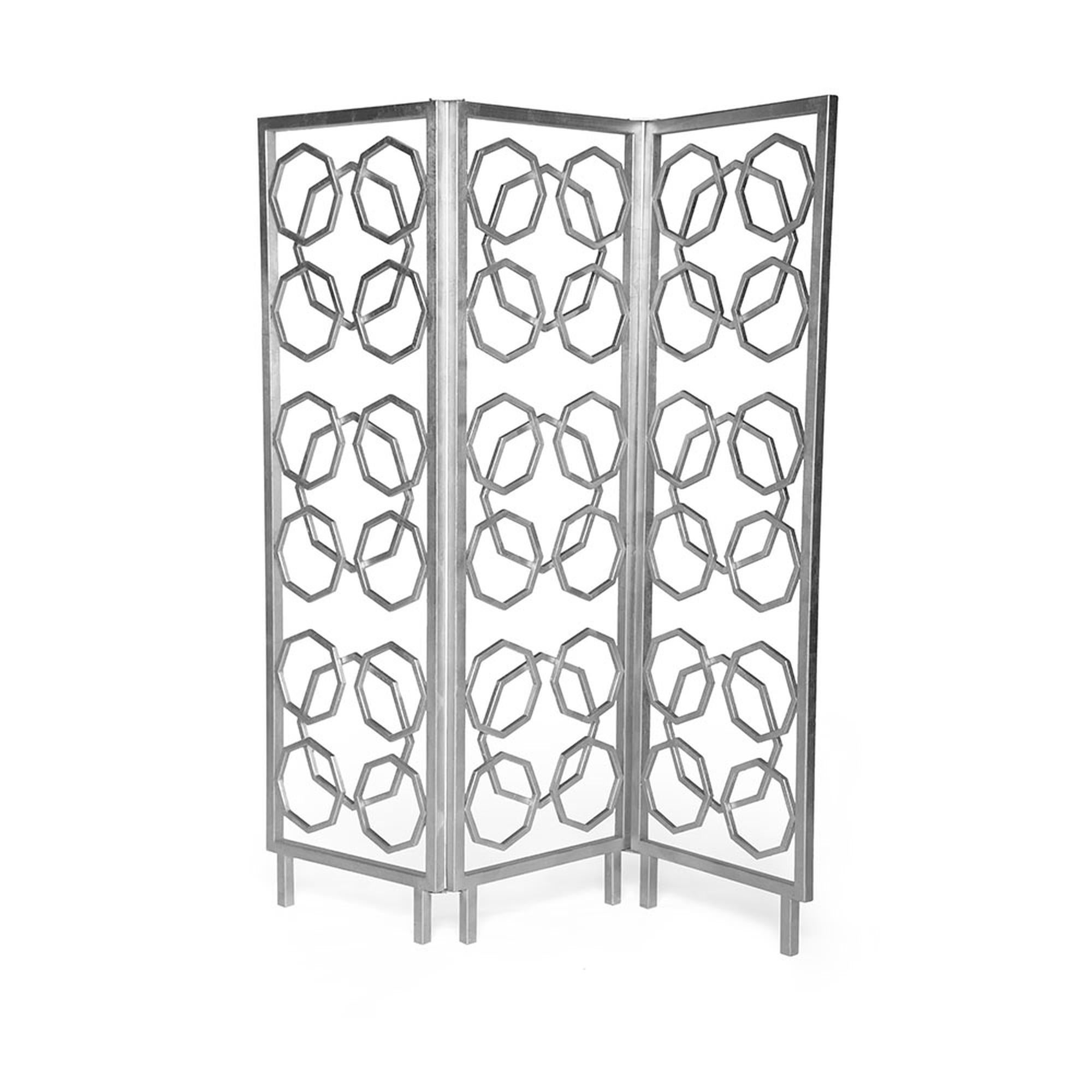 Mexican Casablanca Room Screen in Silver by Innova Luxuxy Group For Sale