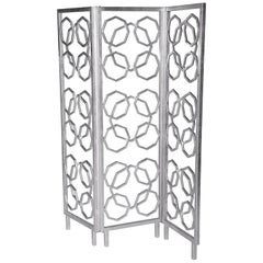 Casablanca Room Screen in Silver by Innova Luxuxy Group