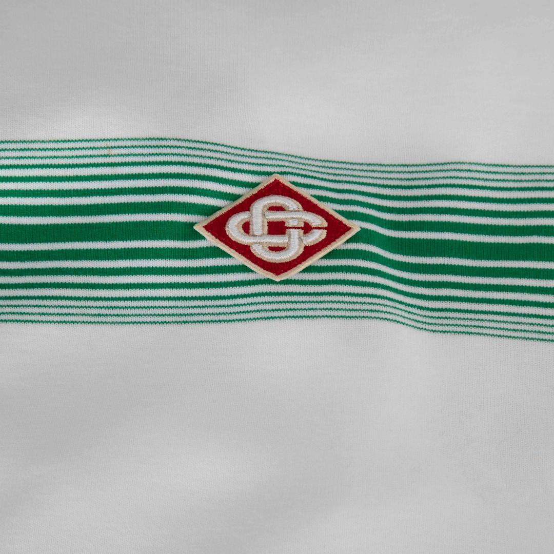 Gray Casablanca White Logo Detail Striped T-Shirt Size XXL For Sale