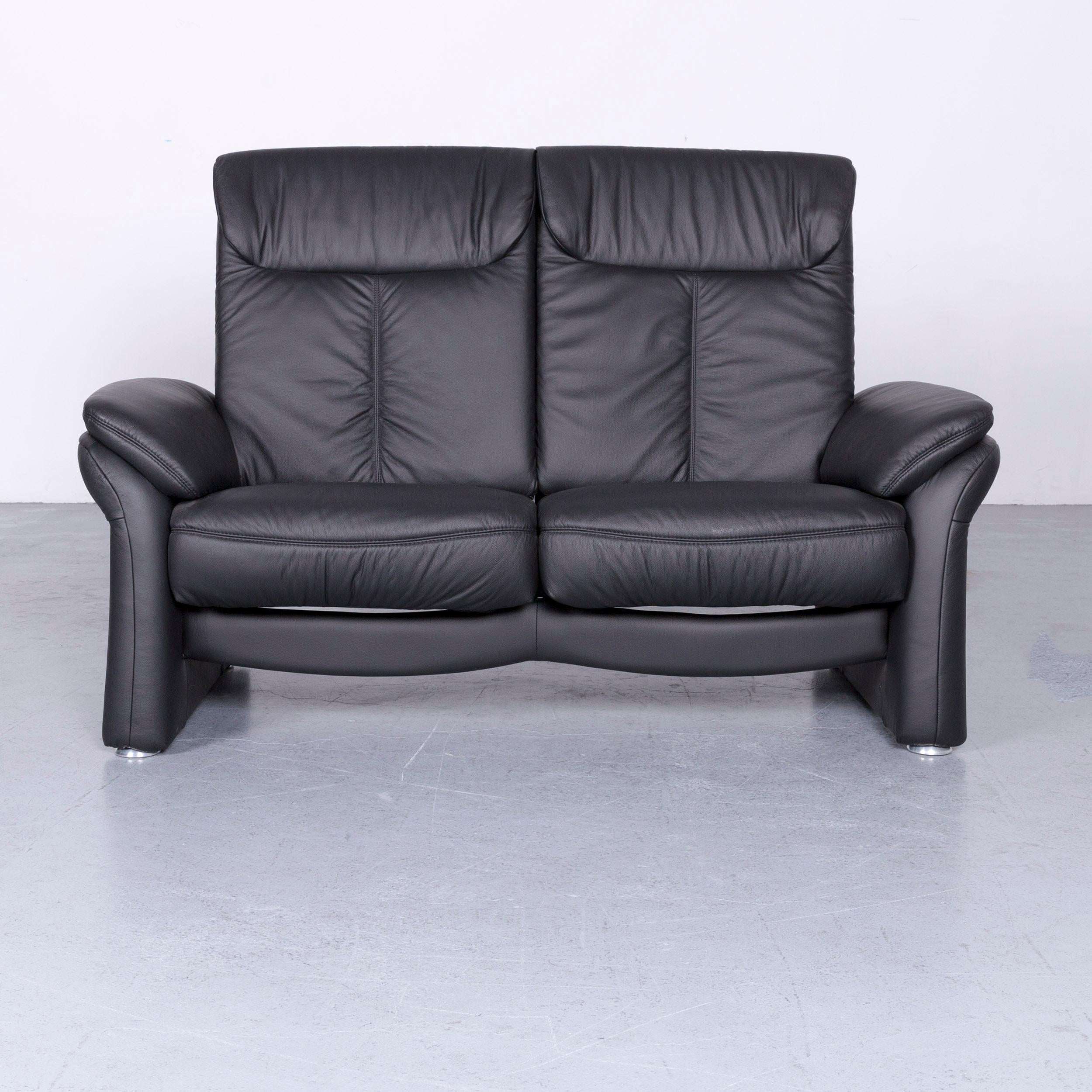 We bring to you a Casada designer leather sofa armchair set black two-seat couch recliner.




























   