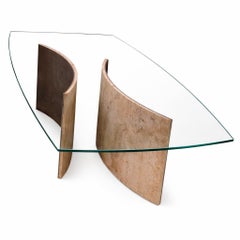 CasaDecor Marble & Steel Dining Table Unique Piece Modern Design Joaquín Moll