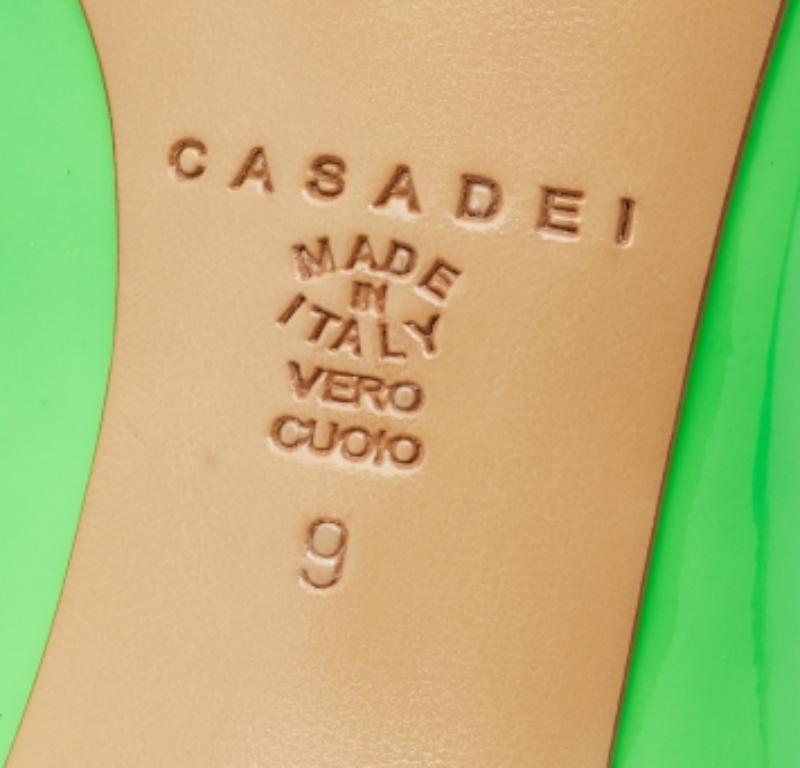 Escarpins en cuir verni Greene & Greene Greene Taille 39 en vente 3