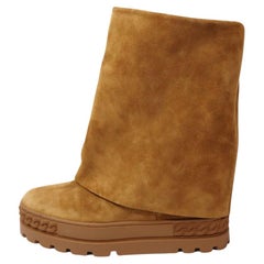 Casadei Renna Suede Boots Size EU 41