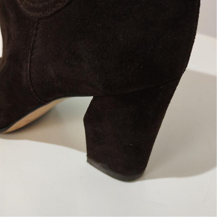 Casadei Suede boots size 39 In Excellent Condition For Sale In Gazzaniga (BG), IT