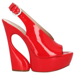 Casadei Woman Sandals Red Leather 